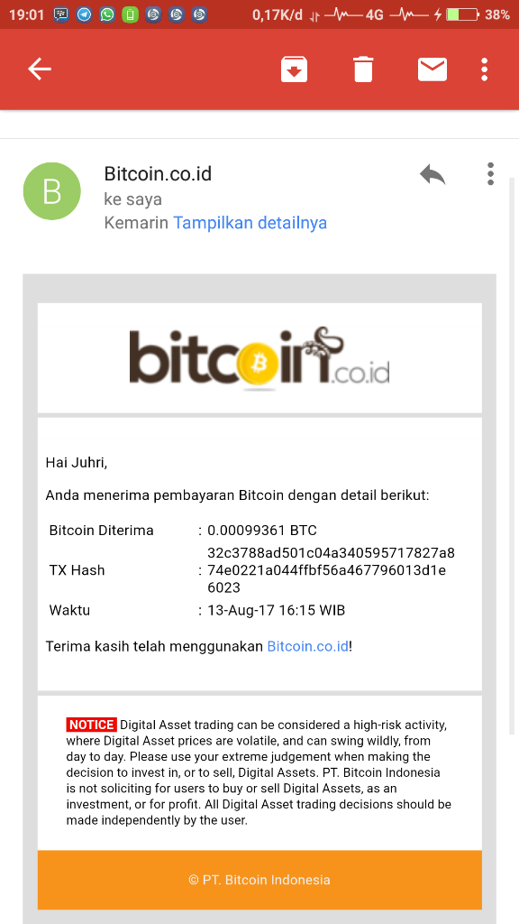 MAU DAPAT Bitcoin 1 Dollar Perhari Masukk Dulu