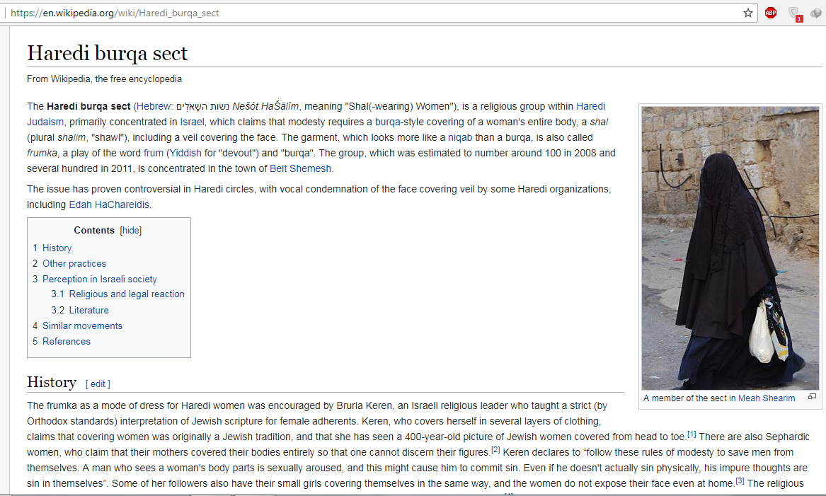 https://en.wikipedia.org/wiki/Haredi_burqa_sect.