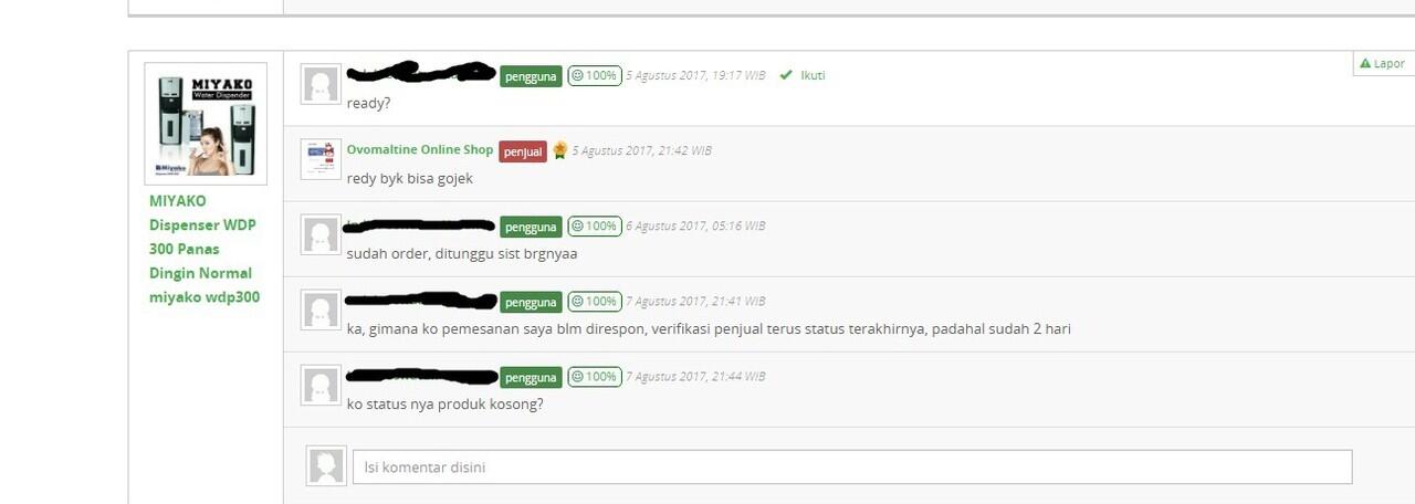 Ada Penjual 'Nge-GEMES-in' di Tokopedia bernama Ovomaltine Online Shop