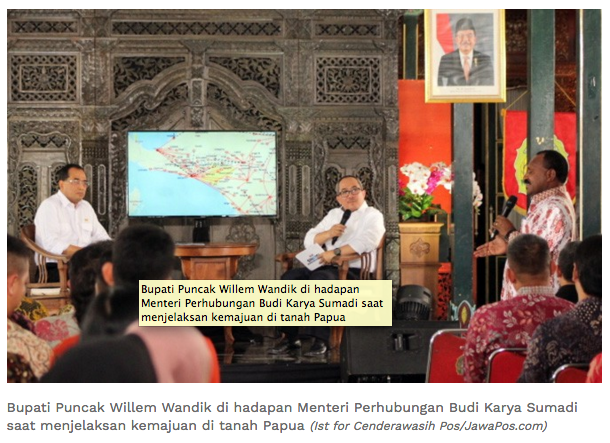 Papua Mulai Setara Dengan Daerah Lain: Terima Kasih Pak Presiden