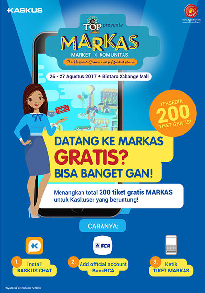 Dateng ke MARKAS Gratis? Bisa Banget Gan!