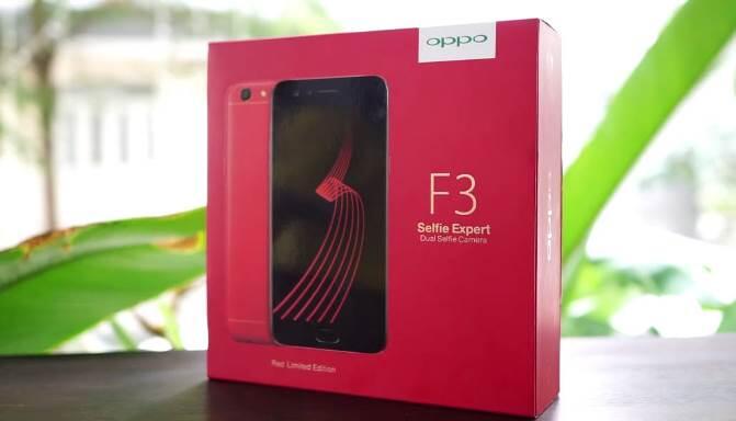 OPPO F3 Red Edition