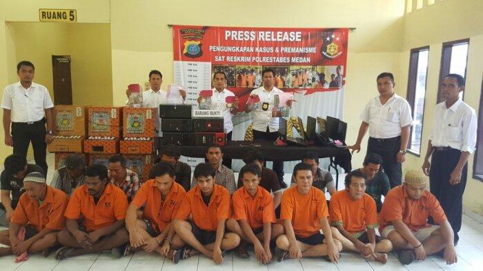 Belasan Lokasi Perjudian Disisir Selama Dua Pekan
