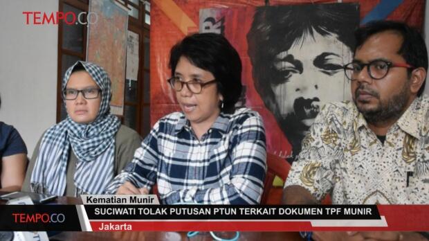 Suciwati Mengetahui MA Tolak Kasasi TPF Kasus Munir dari Website