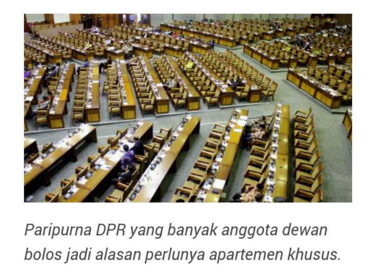 Apartemen DPR, Buat Apa?