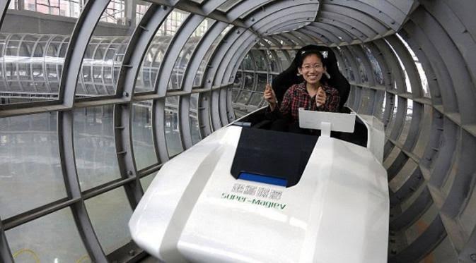 Apa itu Kereta Api Maglev ?? Apa ini cikal bakal mobil terbang tanpa roda ??