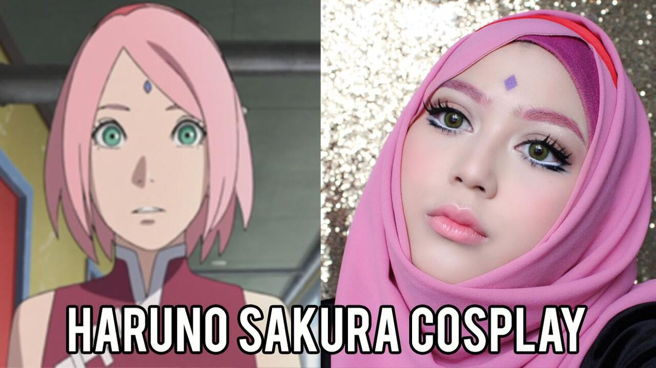ini loh cosplayer Sakura dalam film naruto (hot)