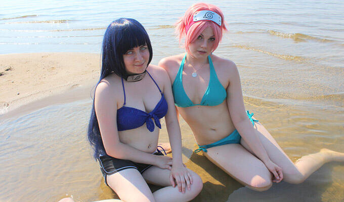 ini loh cosplayer Sakura dalam film naruto (hot)