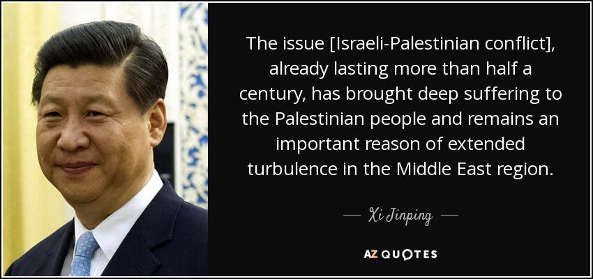 China Mendukung Pembentukan Negara Palestina 