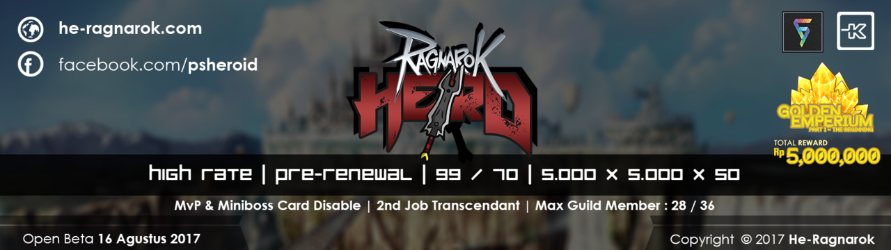 He-Ragnarok Private Server | Pre-Renewal 99/70 | 2nd Job Transcendant (High Rate)