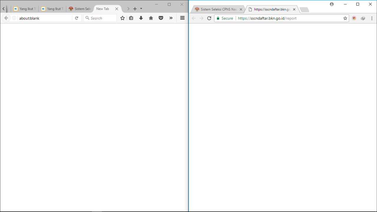 Browser layout