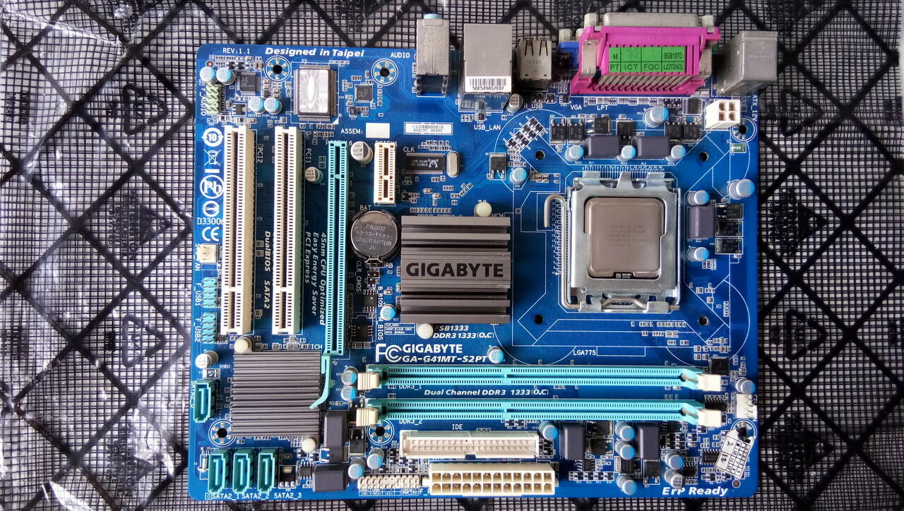 Gigabyte ga g41mt s2pt не стартует