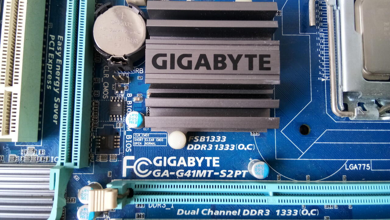 Gigabyte ga g41mt s2pt не стартует