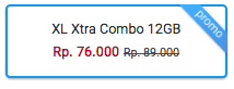 Harga Heboh Dari Paket Xtra Combo XL Cuma Buat Agan!