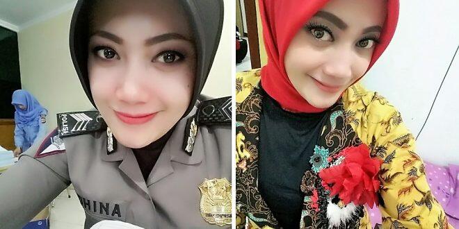 Astaga! Polwan Cantik Ini Ternyata Jago Nyopir Truk
