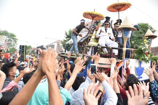 Begini Kemeriahan Peringatan HUT RI ke-72 di Purwakarta