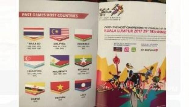 Bendera Indonesia Terbalik di Buku SEA Games