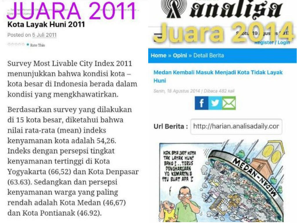 Medan Genap 427 Tahun, Infrastruktur Buruk, Ini Kata Wali Kota