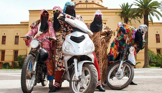 Kesh Angel, Geng Motor Perempuan Berhijab Ratu di Jalanan Maroko