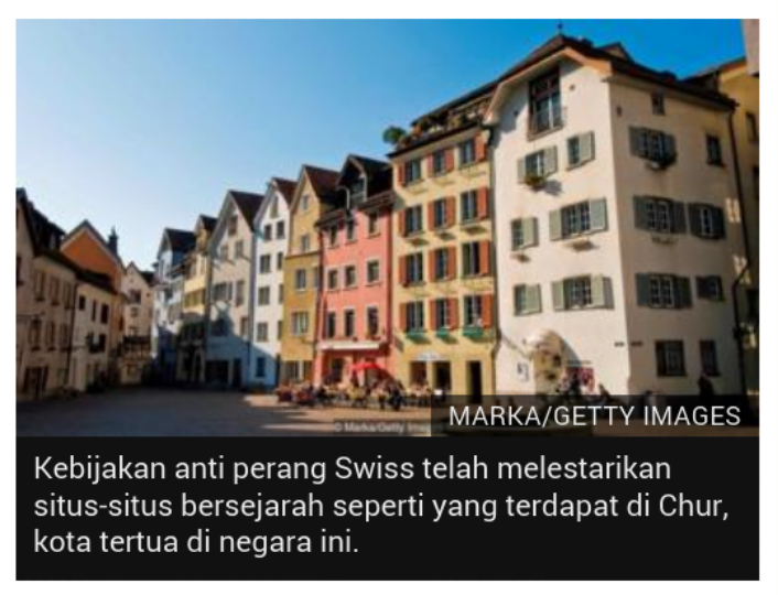 Mengapa Swiss Tidak Pernah Berpihak