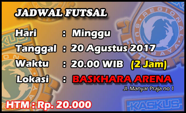 ◄► &#91;FKRS&#93; Futsal Kaskus Regional Surabaya ◄►