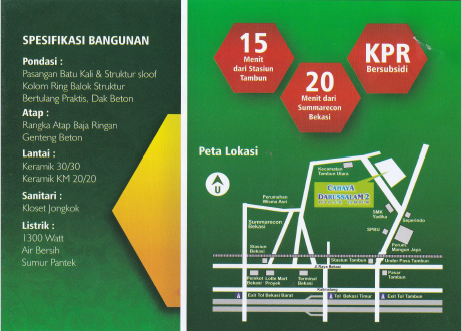 Perumahan Subsidi Cahaya Darussalam 2