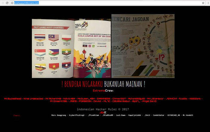 HACKER INDONESIA SERANG SITUS MALAYSIA