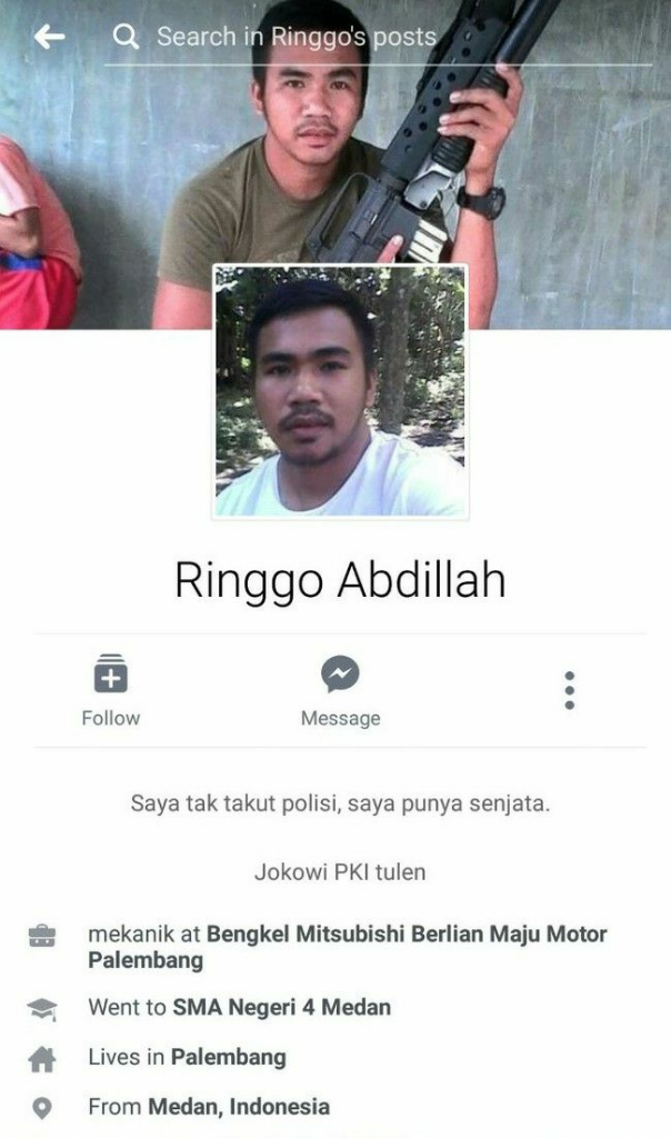 Orang Tua 'Ringgo' Penghina Jokowi-Kapolri Minta Maaf