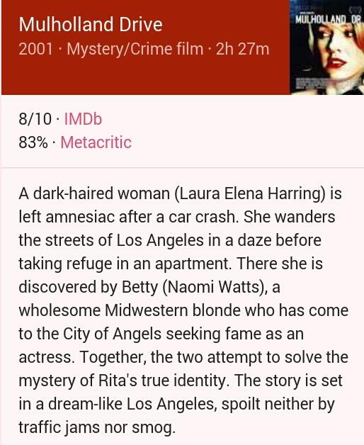 The Handmaiden (2016) dan Mulholland Dr(2001) di Mata Gw