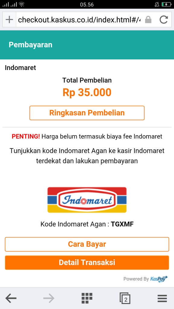 Soal tiket markas 2017