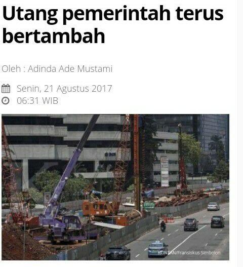 Utang pemerintah terus bertambah