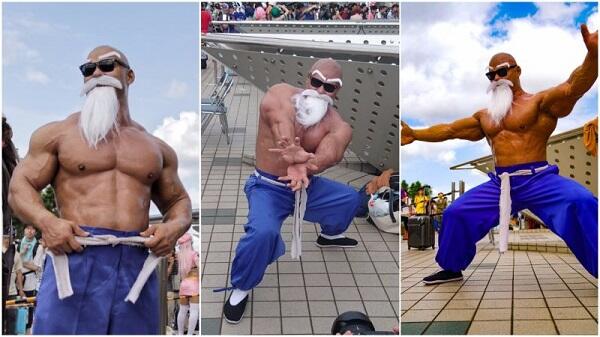 Cosplay Paling Keren, Master Roshi dari Dragon Ball Nih!