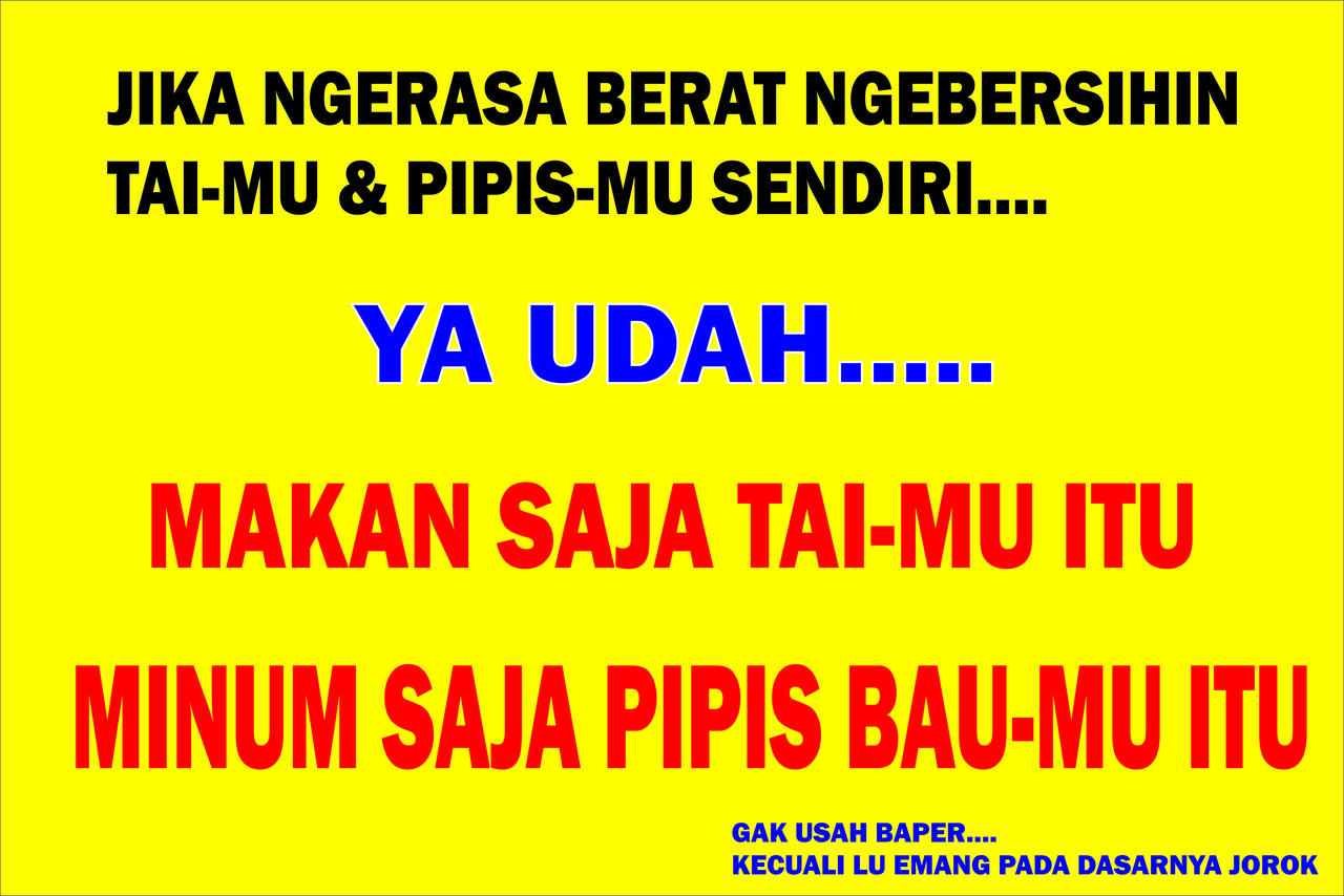 Sign buat tempat kerja