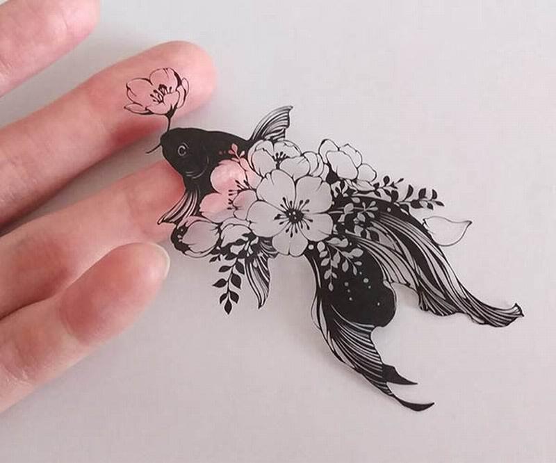 Seni Memotong Kertas Kirie Ala Jepang yang Super Rumit