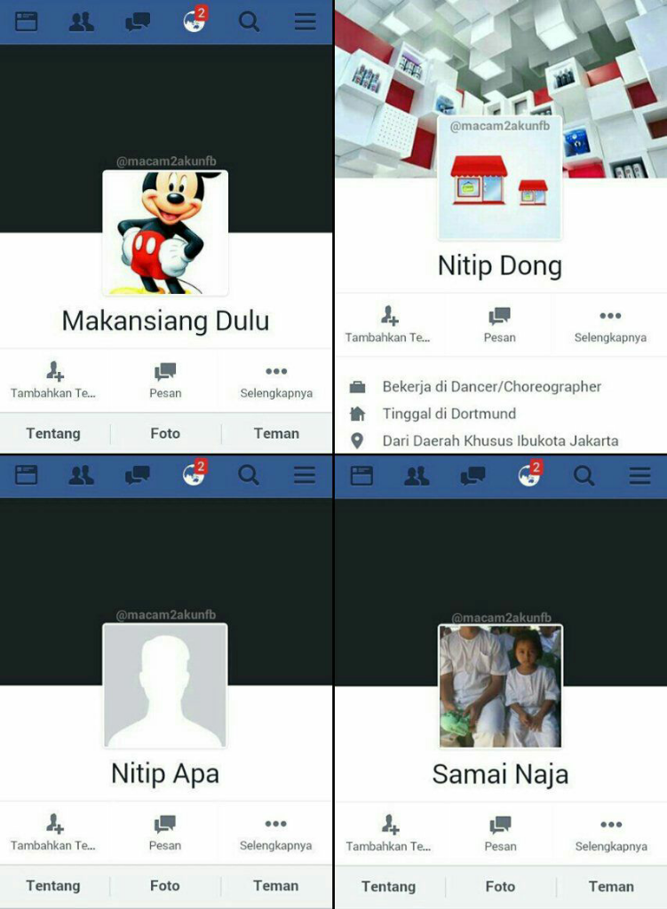 15 Kombinasi nama Facebook ini gereget, bikin tawamu nggak habis-habis