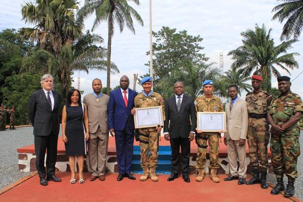 200 Prajurit TNI di Afrika Terima Medali CAR