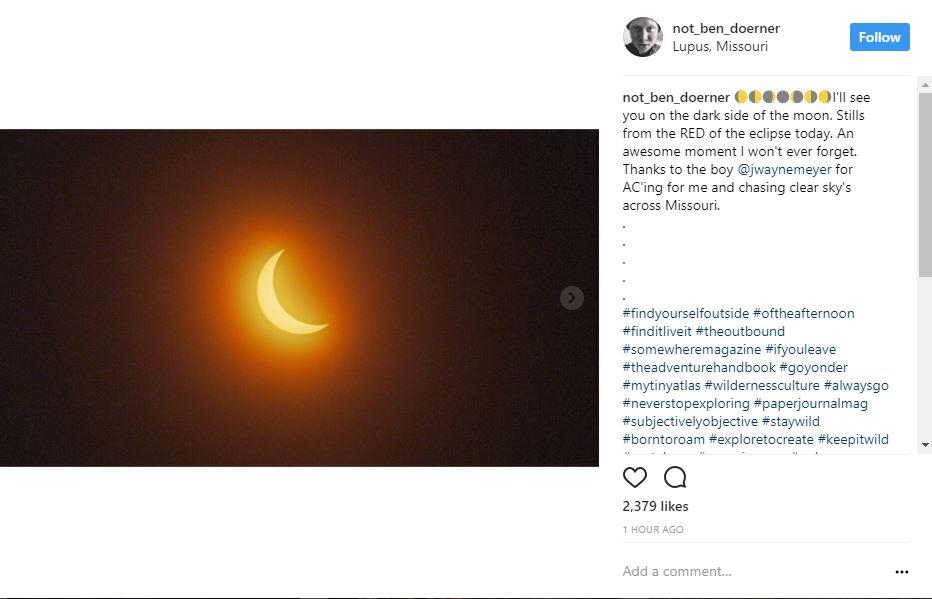 Penampakan Solar Eclipse 2017 