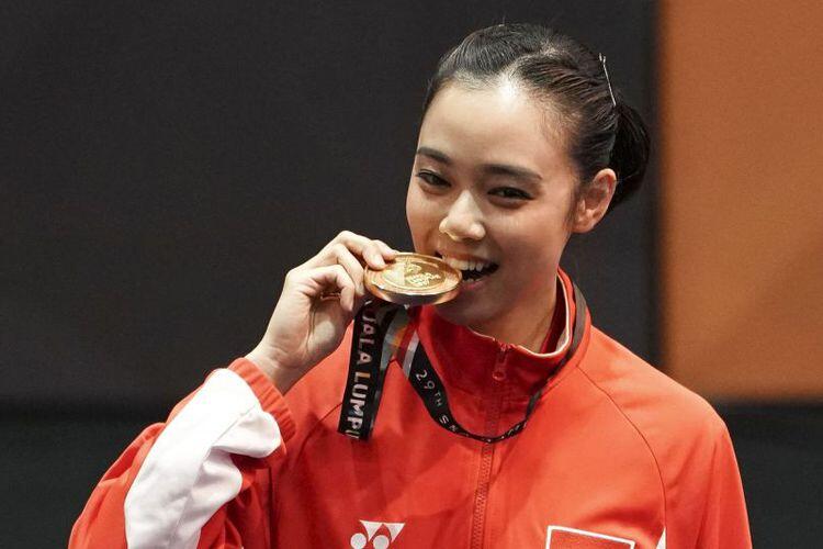 Lindswell Tambah Emas
Indonesia dari Cabang Wushu