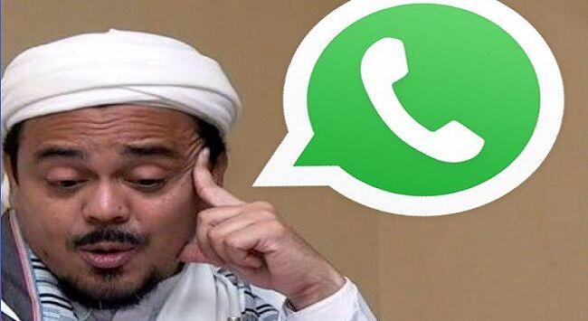 Habib Rizieq Tak Mengelak Saat Ditanya Chat Mesumnya