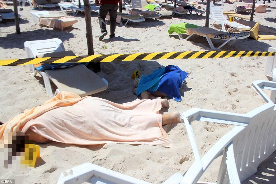  Horror on the beach: At least 15 Britons confirmed dead in Tunisian massacre as it e