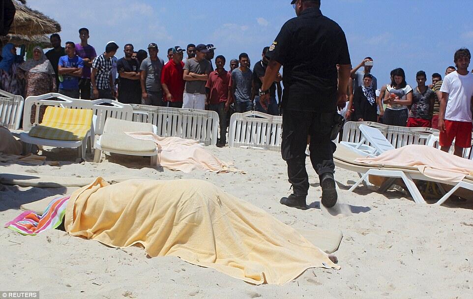  Horror on the beach: At least 15 Britons confirmed dead in Tunisian massacre as it e