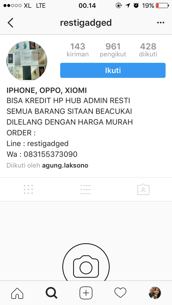penipuan restigasged di instagram