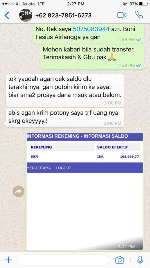 Nyaris Ditipu oleh Oky Kukuh