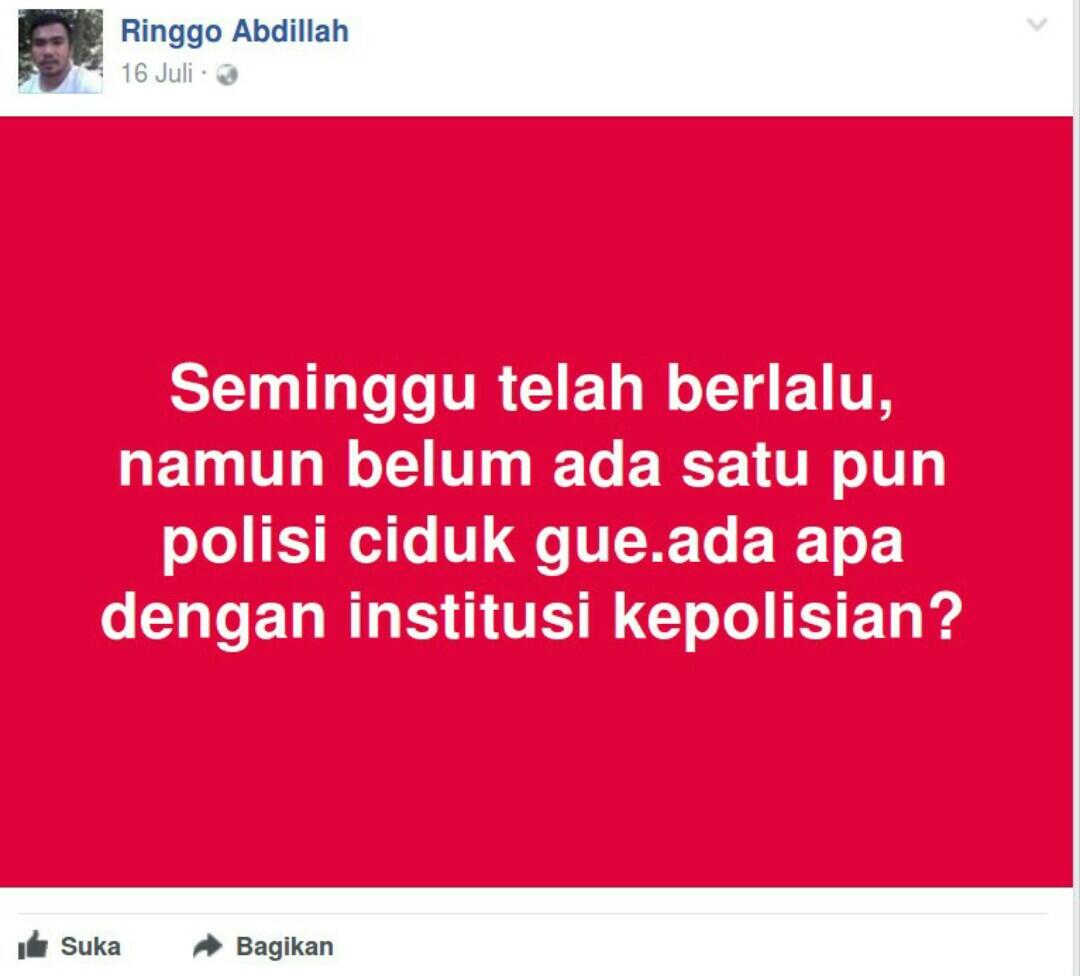 Selain Minta Dibebaskan, Keluarga Penghina Presiden dan Kapolri Juga Minta Maaf