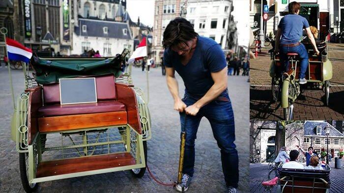 Becak Yogyakarta Diboyong ke Belanda untuk Narik Penumpang di Amsterdam