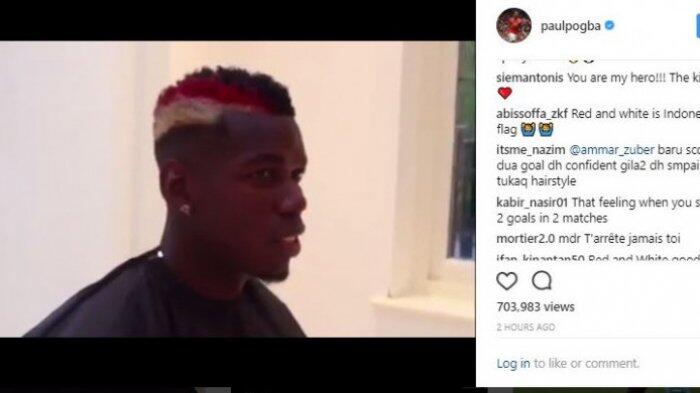 Merah Putih di Rambut Pogba Tak Terbalik, Masa Malaysia Tidak Tahu