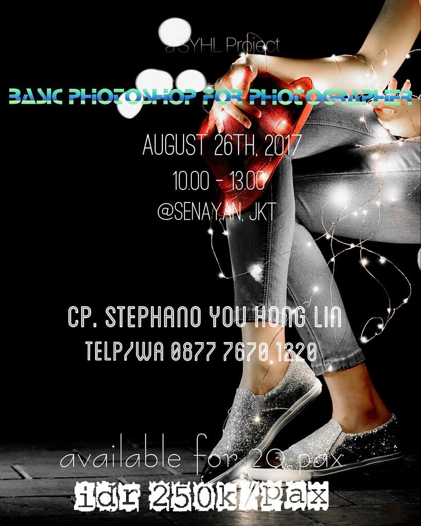 Workshop - Basic Photoshop 101 for Photographer
