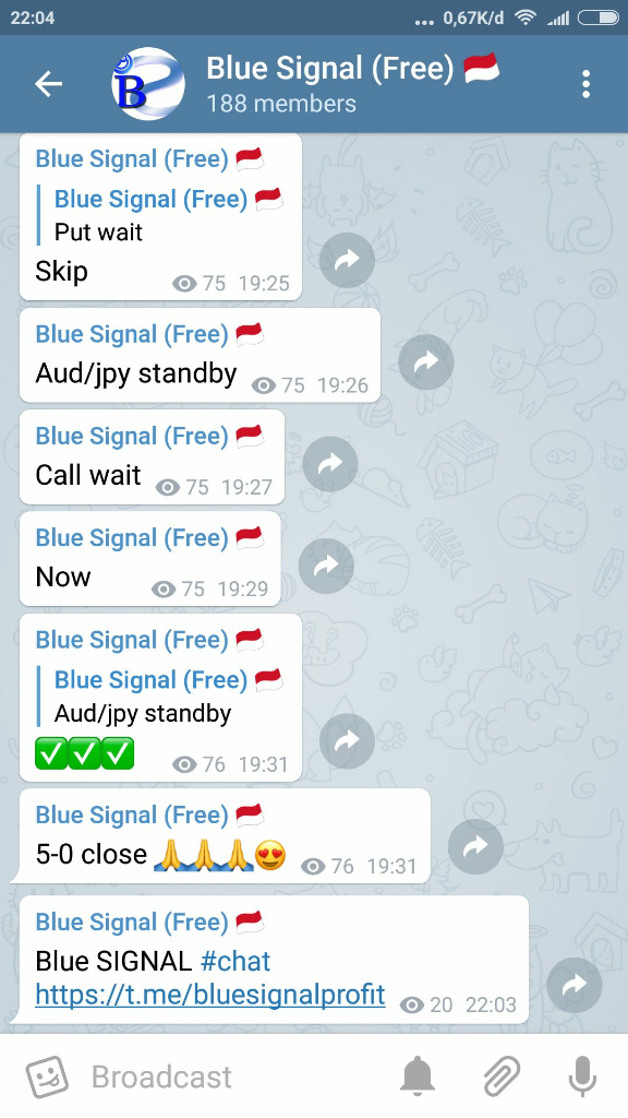 Telegram iq option signals