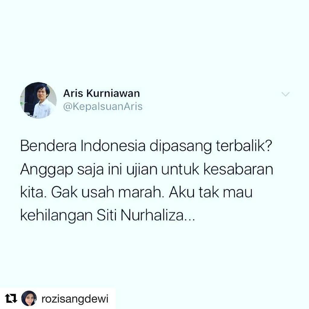 Kicauan Siti Nurhaliza di Twitter Saat Terjadi Perang Komentar Soal Bendera Terbalik