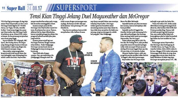Tensi Floyd Mayweather Jr dan Conor McGregor Meninggi Jelang Laga